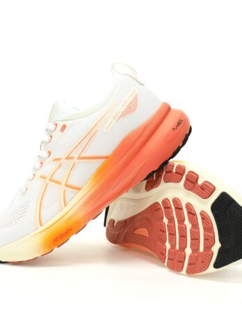 (WMNS) ASICS Gel-Kayano 31 Wide Sneakers ‘White Orange’ 1012B670-100