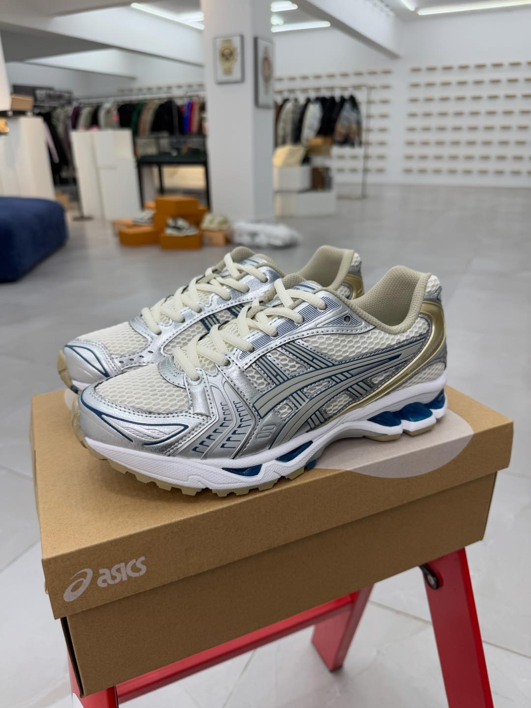 ASICS Gel-Kayano 14 'Cream Pure Silver' 1201A019-105 - Image 2
