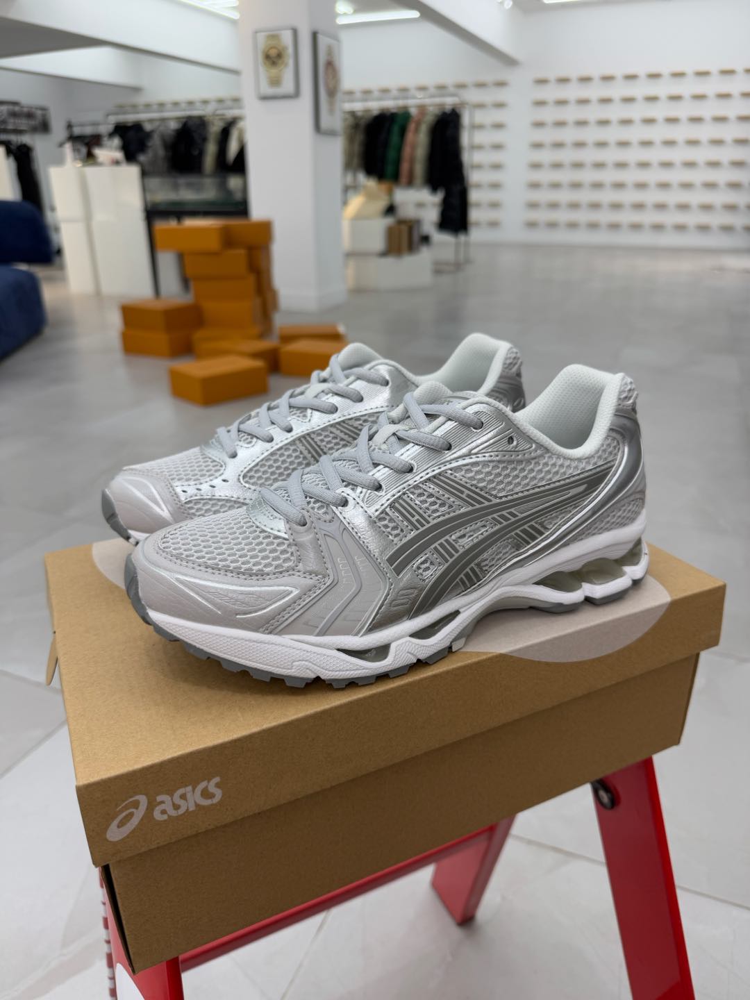 (WMNS) ASICS Gel-Kayano 14 'Cloud Grey Clay' 1202A056-021 - Image 3